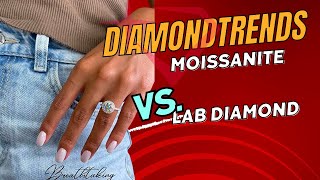 Moissanite Vs Lab Diamond Read Before You Buy [upl. by Perusse]