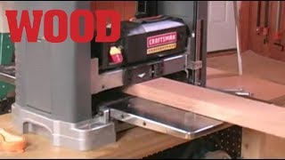 How To Adjust Your Planer To Eliminate Sniping  WOOD magazine [upl. by Mclaughlin]