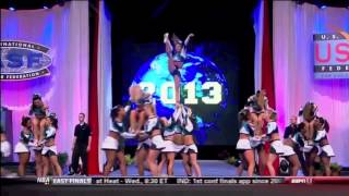 Cheer Extreme Senior Elite Worlds 2013 MultiCam [upl. by Vachell857]