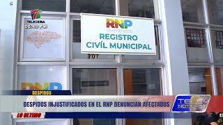 Despidos injustificados en el RNP de La Ceiba denuncias afectados [upl. by Atela]