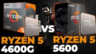 Ryzen 5 4600G vs Ryzen 5 5600 Testes Comparativos [upl. by Gnemgnok]