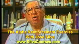 Jose Silva  The Silva Method  The Alpha Reinforcement Exercise [upl. by Ahsatak]