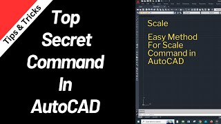 How To Use Scale Command In AutoCAD🎁  KDS [upl. by Dorri]