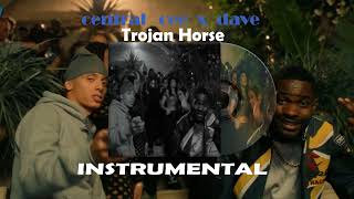 Central Cee x Dave  Trojan Horse Instrumental [upl. by Eycats396]