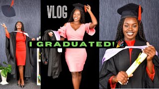 My Graduation VLOG🎓  GRWM Ceremony and photoshoot Emotional 😭 [upl. by Salvay482]