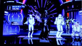 Kinect Star Wars  Vader and Palpatine dancing [upl. by Lilithe2]