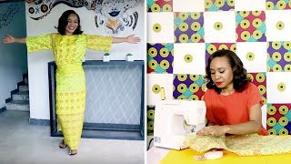 How to sew a Perfect Traditional Iro and Buba DETAILED STEPS [upl. by Kelwin43]