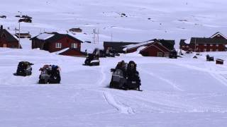 Bombardier Snowmobile Eidsbugarden påsken 2014 [upl. by Winograd]