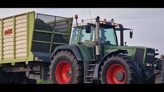 Gras Hakselen 2024  BMWW Agriservice  Fendt Katana 650  Fendt Favorit 818  Volvo L70C [upl. by Anahsirk47]