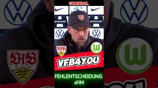 Teil 2 PK Hoeneß über katastrophale Schiedsrichterleistung VfL Wolfsburg VfB Stuttgart Bundesliga [upl. by Nairim611]