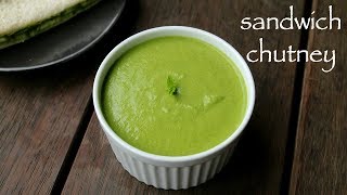 sandwich chutney recipe  green chutney for sandwich  mint chutney for sandwich [upl. by Conover]