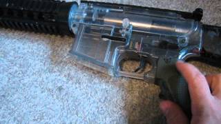 Clear plastic airsoft DSG [upl. by Ymot]