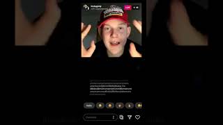 GINTY EXPOSES Ian Moore On Instagram Live Recorded Footage Share [upl. by Von587]