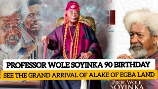 LIVEARRIVAL OF ALAKE OF EGBA TO PROFESSOR WOLE SOYINKA AT 90 BIRTHDAY IN ABEOKUTA [upl. by Elleina]