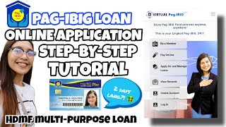 HOW TO APPLY FOR MULTIPURPOSE LOAN IN VIRTUAL PAGIBIG HDMF MPL STEPBYSTEP TUTORIAL  2021 🇵🇭 [upl. by Addison]