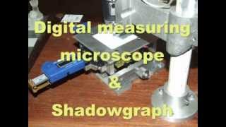 USB Digital Shadowgraph and Measuring Microscope [upl. by Chrysa352]