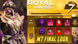 M7 royal Pass Final Look  Pubg Mobile [upl. by Leahcimnaes]