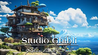 Studio Ghibli OST Playlist  Journey through the World of Ghibli [upl. by Erot706]