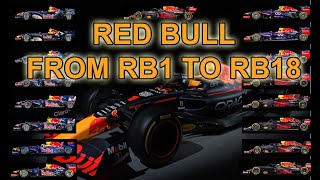 Red Bull Racing From RB1 to RB18  2005  2022 [upl. by Pinette859]