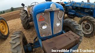 1963 Roadless Fordson Super Major Ploughmaster 64 4WD 54 Litre 6Cyl Diesel Tractor 90 HP [upl. by Naillij]