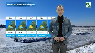 Wisselvallig gaat eindelijk verdwijnen Zonneschijn winterse kou én ijsdagen zijn in aantocht [upl. by Ariamat864]