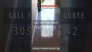 Terrazzo Floor Polishing Service In MiamiDade FL [upl. by Cut831]