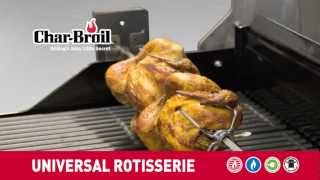 CharBroil Stainless Steel Rotisserie [upl. by Enyluqcaj]