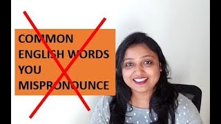 Common English words you pronounce incorrectly IELTS  Learn English [upl. by Ahsirtal743]