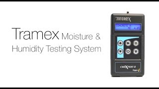 Tramex CMEX Concrete Moisture Meter [upl. by Floria]