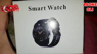 Smart Watch Akıllı saat Aliexpress 80 TL sim kartlı [upl. by Harper]