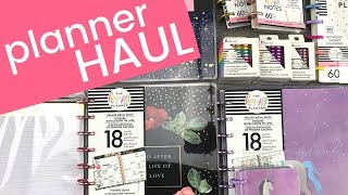 The Happy Planner HAUL Vintage Botanical amp Wonder Seeker unicorn DELUXE planners [upl. by Rica]