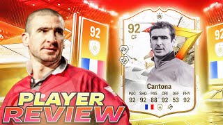 👀92 GOLAZO ICON CANTONA SBC PLAYER REVIEW  EA FC 24 ULTIMATE TEAM [upl. by Virginia]