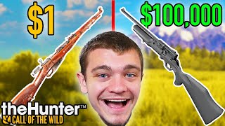 Cheap vs Expensive Challenge  Hunter Call of the Wild [upl. by Mistrot519]