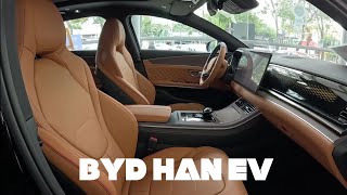 BYD HAN EV AWD eléctrica en las 4 ruedas [upl. by Ahsitil]