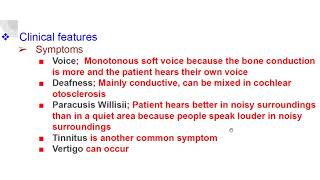 Otosclerosis  pathology clinical features investigations and treatment [upl. by Icram65]