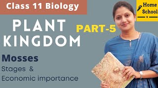 Plant Kingdom Class 11 Biology  Mosses Part5 [upl. by Anceline]