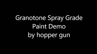 Granotone Speaker Cabinet Paint Spray Grade Demo [upl. by Ainod]