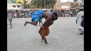 Malakhra wrestling match in Pakistans Karachi [upl. by Oirramed]