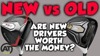 NEW v OLD TAYLORMADE M6 2019 DRIVER v TAYLORMADE M2 2016 DRIVER [upl. by Trepur311]