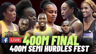 Massive 400m Final Discus Final Paris Olympic Games Watch Along Day 6 [upl. by Aneehs]