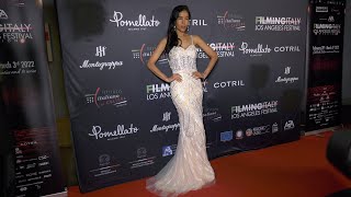 Massiel Taveras “Filming Italy Los Angeles 2022” Closing Night Red Carpet [upl. by Ful]