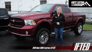 2018 Ram 1500 Express LIFTED │ Krietz Customs [upl. by Ettenawtna]