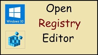 How to open the registry editor in Windows 10 [upl. by Yedoc]