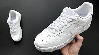 COMMENT LACER NIKE AIR FORCE 1 LOW DIAMOND MEILLEURE FAÇON [upl. by Preciosa]