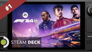 1 Steam Deck F1 24  SteamOS Not supported [upl. by Nauwtna596]