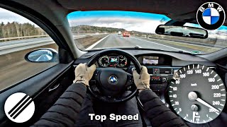 BMW E90 320d Top Speed Drive on German Autobahn 🏎 [upl. by Auvil495]