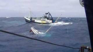 SINKING YACHT IN THE NORTH SEA [upl. by Wilbur658]