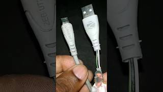 How to make USB cable repairing home simple✅💯shortvideo shortfeed shortsvideo shorts ytshorts [upl. by Akla654]