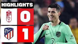 GRANADA CF 0  1 ATLÉTICO DE MADRID  RESUMEN  LALIGA EA SPORTS [upl. by Terbecki]