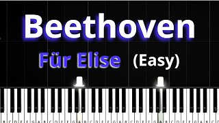 Beethoven  Für Elise  Piano Tutorial How to Play Lesson Complete [upl. by Xymenes]